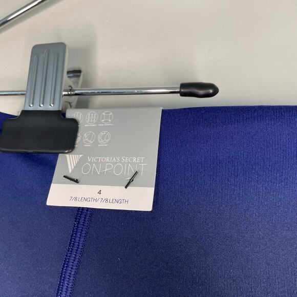 Victoria’s Secret On Point Flow High Rise Leggings Size 4 New Purple Ombre Gym - Picture 9 of 9